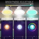 MOES Smart RGB Downlight, Wi-Fi