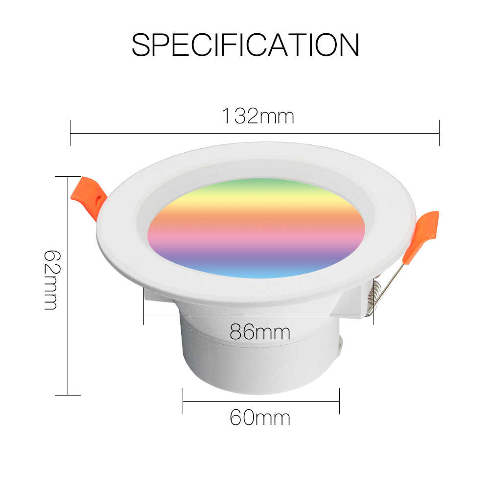 MOES Smart RGB Downlight, Wi-Fi