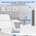 MOES Smart Temperature &amp; Humidity Sensor, Wi-Fi