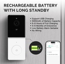 MOES Smart Doorbell, Wi-Fi