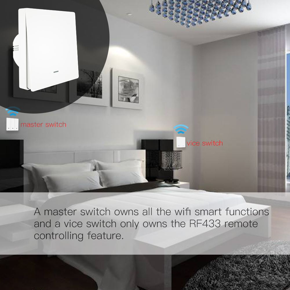 MOES Smart Switch (Neutral Wire), Wi-Fi