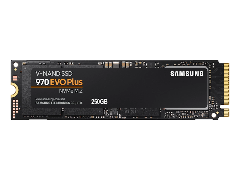 250GB Samsung 970 EVO Plus NVMe M.2 SSD