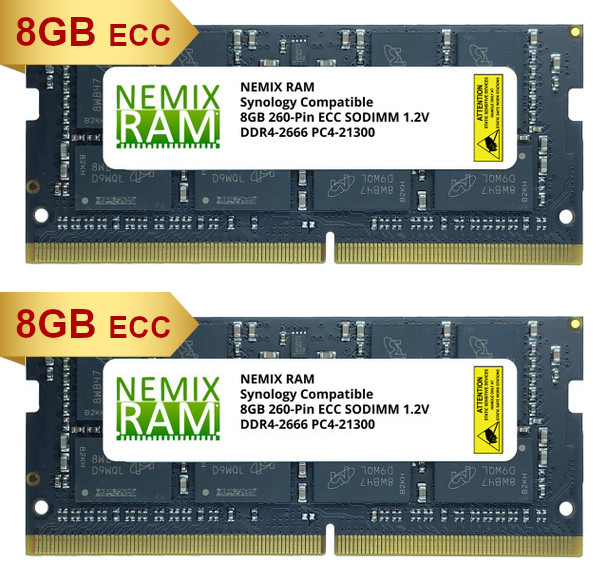 2x8GB NEMIX RAM DDR4-2666 PC4-21300 ECC SODIMM