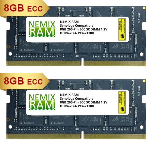 2x8GB NEMIX RAM DDR4-2666 PC4-21300 ECC SODIMM