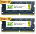 2x8GB NEMIX RAM DDR4-2666 PC4-21300 ECC SODIMM
