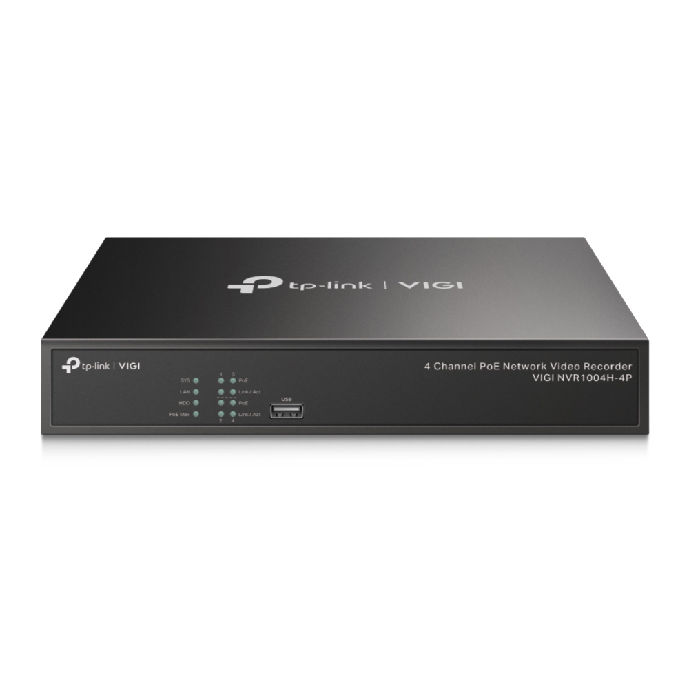 TP-Link VIGI NVR1004H-4P (4 Channel Network Video Recorder)