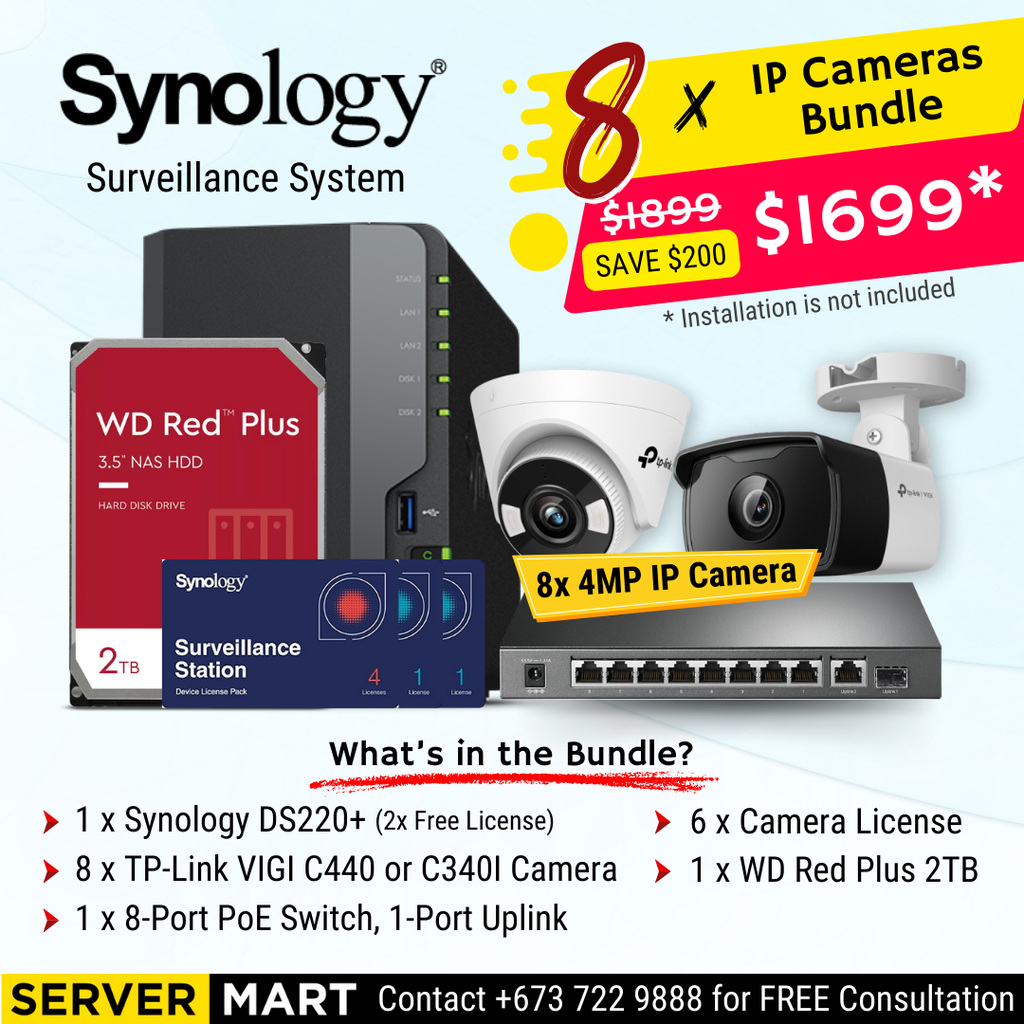 Synology Camera License Pack - Licence - 1 caméra