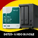 Synology DS725+ with HDD Bundle