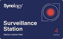 Synology Surveillance Device 4x License Pack