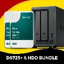 Synology DS725+ with HDD Bundle